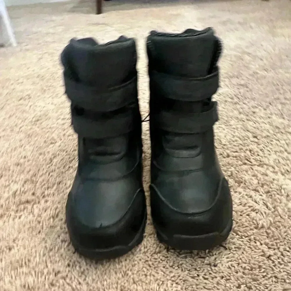 NWT new target kids 3 baker all in motion waterproof Velcro black boots snow